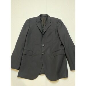 Men's Hugo Boss Black 100% Virgin Wool 2-Button Blazer Sports Coat 36R